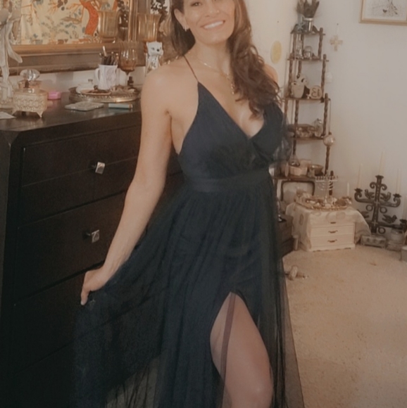 Steps YN Beautiful Blue Prom  Dress Small - Picture 1 of 12